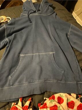 Old Navy Navy Blue Pullover Hoodie